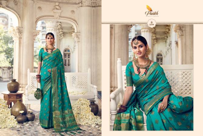 Pankh Ruchi Royal 1 New Designer Fancy Festive Wear Silk Saree Collection